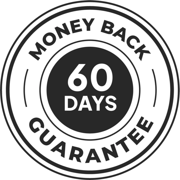 Jellytide 60-Day Money Back Guarantee Badge